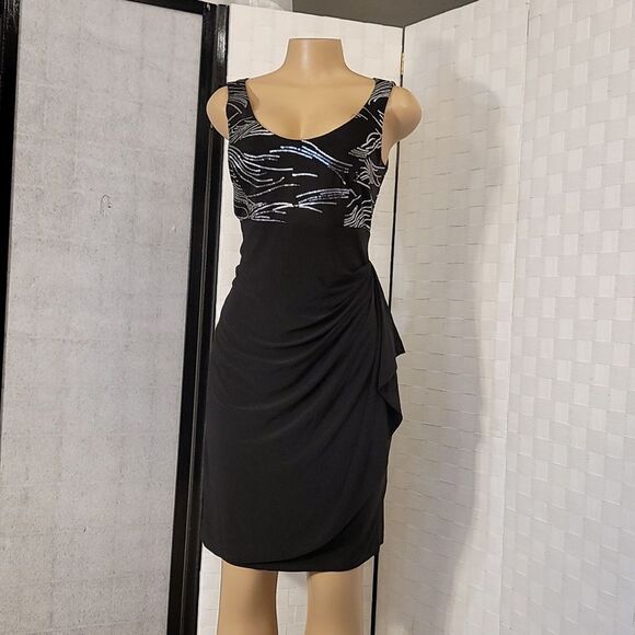 BRAND NEW JBS SIDE RUCHED SLEEVELESS   WITHD ROUNDNECK LINE MINI DRESS - Picture 11 of 13